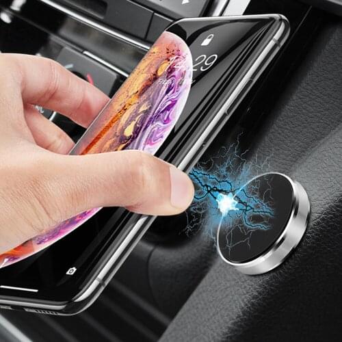 360 Magnetic Car Phone Holder Car Accessories For Hyundai Solaris 2 Elantra i30 i35 i40 Tucson Kona Azera