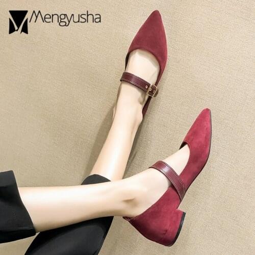 Женские балетки на каблуке Mengyusha China At AliExpress