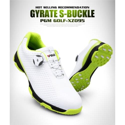 PGM Golf Mens Sneakers Summer Casual Models Fixed Nail Waterproof Sports Shoesrevolving Lace Shoes Breathable Shoes