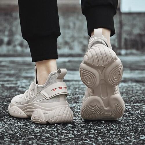 Male comfortable Fashionable male Casual de casual mens knitting shoes men leisure 2020 s breathable sneaker mens sports hombre