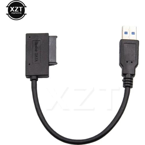 NEW USB 3.0 to 7+6 13Pin mini SATA Cable Indicator for laptop Notebook DVD/CD-ROM for HDD Caddy Slimline Drive Adapter