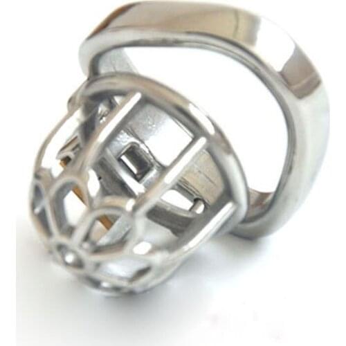 Stainless Steel Flat Ring Male Chastity Cage Male Chastity Device Sex Toys For Men Penis Lock Ring Adult Products Sex Shop