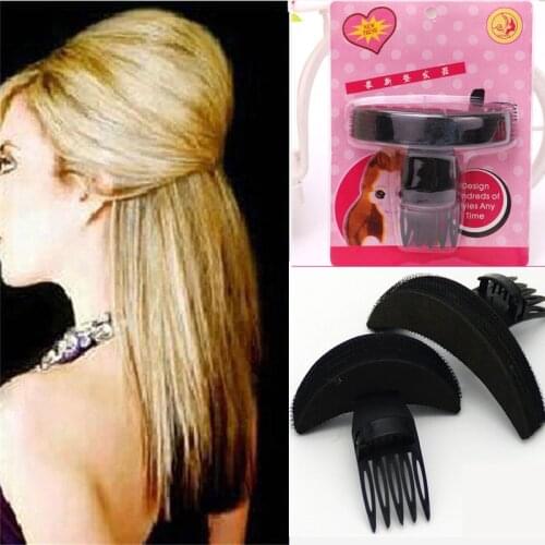 Hair Pads Hair Volume Increase Puff Hair Bun Maker Donut Magic Foam Sponge Bump Up Insert Base Hair Styling Accessories