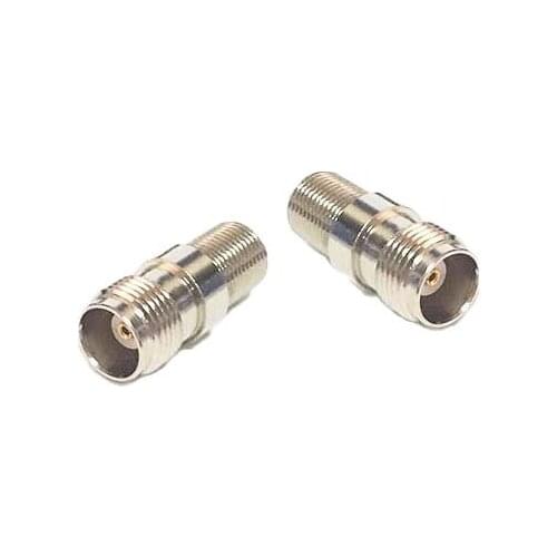 1pc NEW TNC Female Jack to Female Jack RF Coax Adapter convertor Straight Nickelplated wholesale