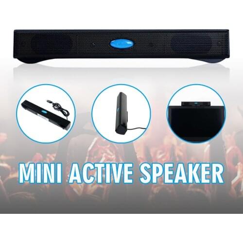 1pc USB Laptop Desktop Long Speaker Notebook Desktop Computer Multimedia Stereo Speakers For Tablets Mobile Phone