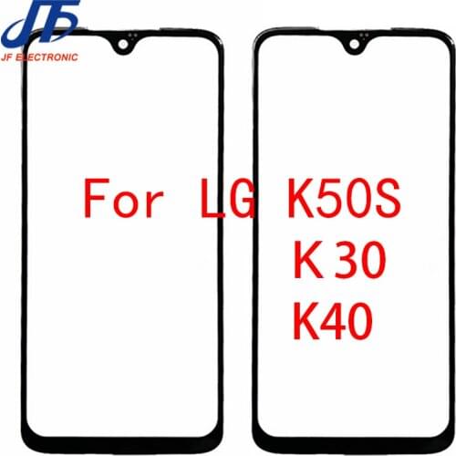 10Pcs/lot For LG K50S LMX540HM LM-X540 LMX540BMW Touch Screen Panel Front Outer Glass Lens For LG K50S LCD Glass Replacement