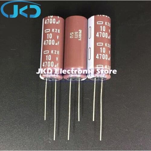 10pcs NIPPON 10V4700UF 12.5*35mm KZE/KY Series NCC electrolytic Capacitor 4700UF 10V CHEMI-CON 4700uf/10v