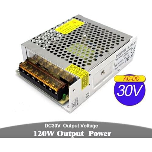 120W 4A 30V DC Power Supply Transformers AC100-240V AC DC30V SMPS For Electrical Machinery Equipment cctv Monitoring System