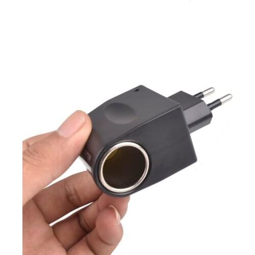 12V DC 110V-220V Cigarette Lighter Car Charger US/EU Plug Head Conversion Car Charger Cigarette Lighter Car GPS Converter