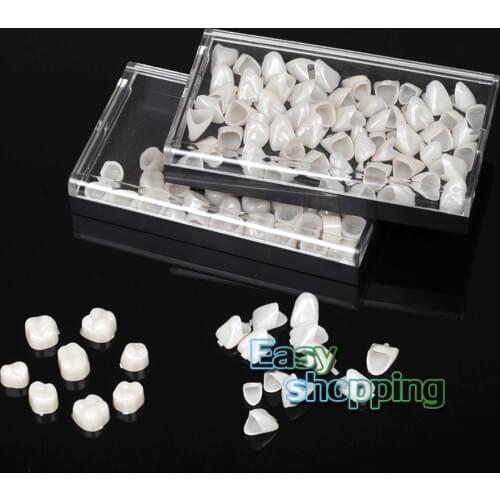 2boxes Dental Temporary Crowns For Anterior Teeth And Posterior Molar Teeth Polycarbonate Cap Veneer Crown New