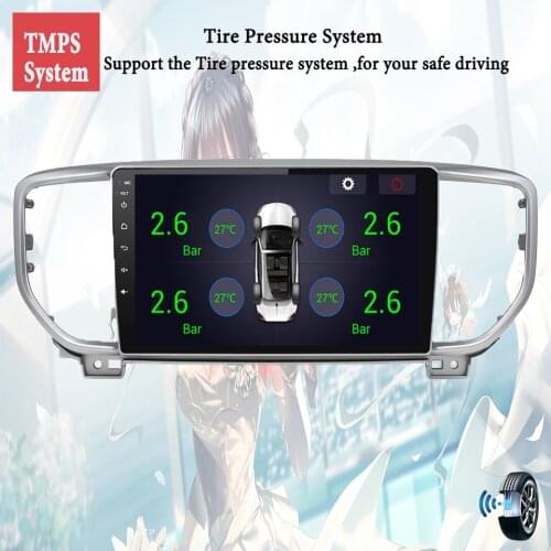 For Kia Sportage kx5 2018 2019 Car Radio Multimedia Video Player Navigation GPS Android 10.0 6+128 with rds sws bt dab dvr cam