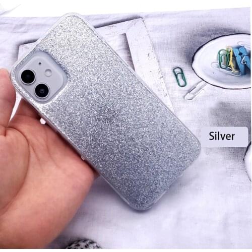 Bling Luxury Silicone Glitter Case For iPhone 12 Pro XR SE2020 6 7 8 Plus 5S 12 Mini 11 Pro XS Max X Soft TPU Powder Phone Cover