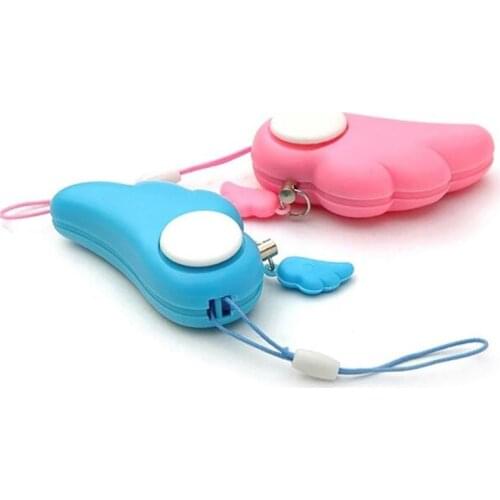 90dB ABS Self Defense Alarm Personal Keychain Protection Alert Device For Women Children Elder Safety Protector Emergency Alarm