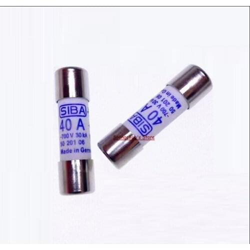1pcs 14 x 51mm 40Amp 40A 700V 30KA SIBA Fast-Acting Ceramics Fuse DMI-Fuse 50 201 06 aR