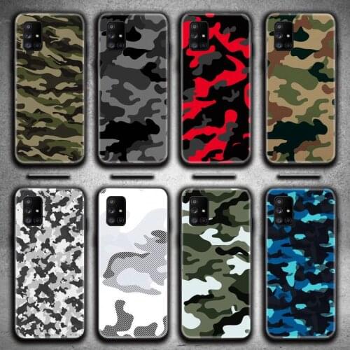 Camouflage Pattern Camo military Army Phone Case For Samsung Galaxy A52 A21S A02S A12 A31 A81 A10 A30 A40 A50 A70 A80 A71 A51 5G