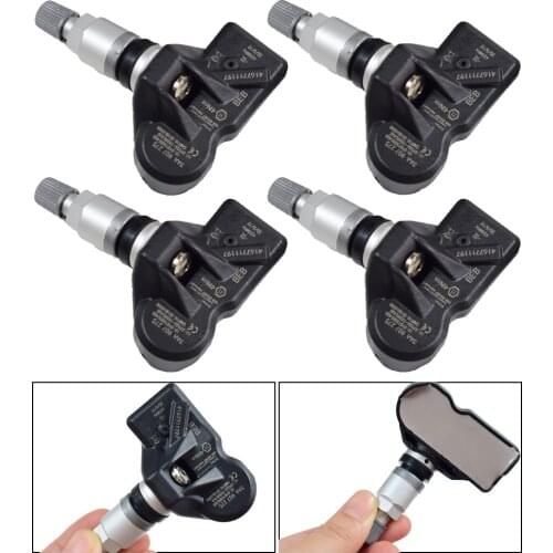 4Pcs TPMS Sensor 3AA907275 3AA907275B 3AA907275D 3AA907275F RDE013 433MHz Tire Pressure Sensor For VW CC Passat Tiguan Touran