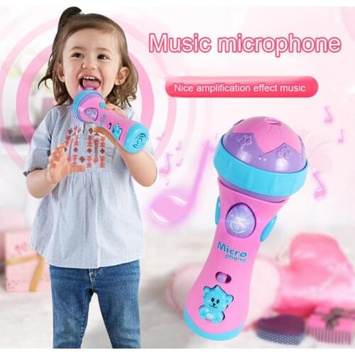 Children Singing Microphone Mic Karaoke with LED Music Developmental Toy Gift