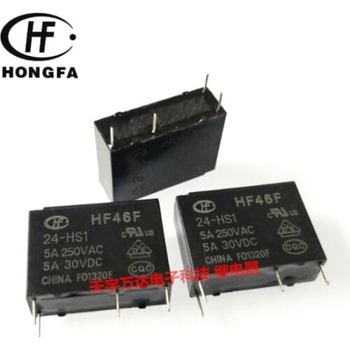 HF46F 24-HS1 24VDC /HF 24V 5A 4PIN DC24V