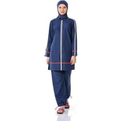 Jowl GAME N-1043 Full Off Hijab Swimwear Navy blue