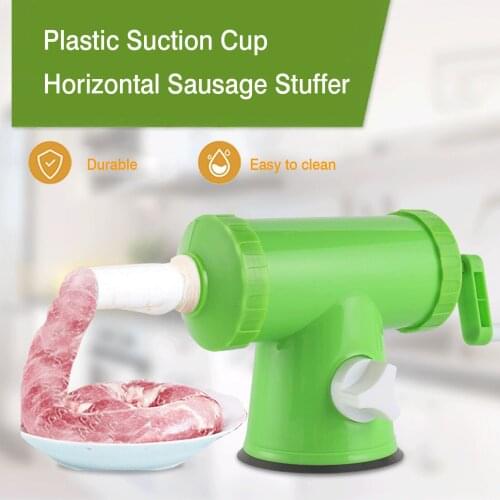 Kitchen Manual Sausage Maker Hand Operated Meat Stuffer Filler