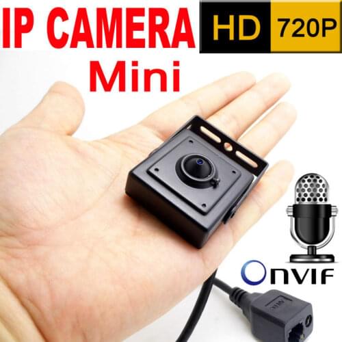 Micro 3.7mm lens mini ip camera 720P home security system cctv surveillance small hd Built-in Microphone onvif video p2p cam