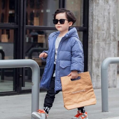 Fashion Girls Boys Outerwear & Coats For Girls Winter Coat kids Hooded Parkas Children Thickening Lightweight Winter down jacket
