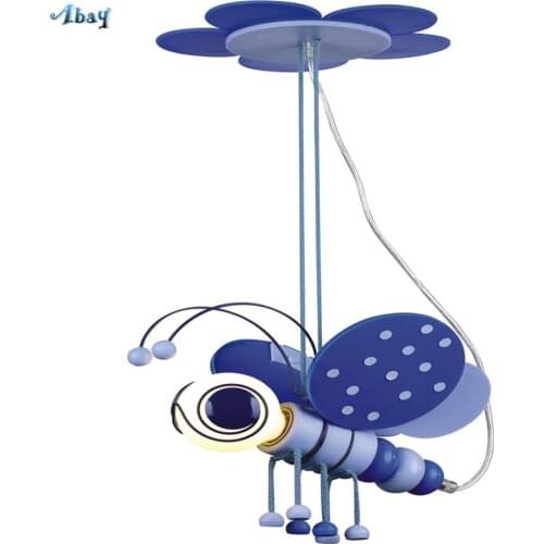 Cartoon Creative Pendant Lights Bee Shape Indoor Light for Children Room Kindergarten Amusement Park LED Hanging Lamp Fixture