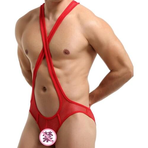 Male U convex mesh jumpsuit sports vest with halter after engraving empty triangle male youth fitness coat