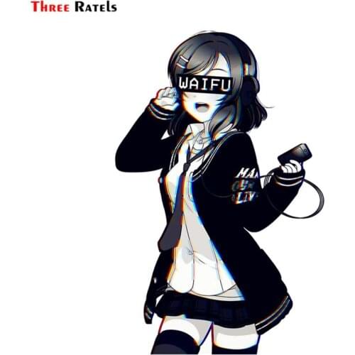 Three Ratels FC502 Maki Waifu Sexy Anime Girls Nude Car Sticker Laptop Decal