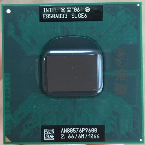 Intel Core 2 Duo P9600 CPU Laptop processor PGA 478 cpu 100% working properly