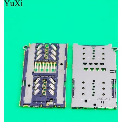 YuXi Sim Card Reader connector socket slot module for Samsung S7 G930A G930F G930 & S7 EDGE G935 G9300 G9350 G935F Holder Tray