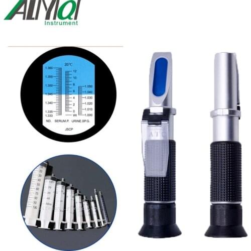 YH-505 Pure copper Refractometer Clinical Medical Urine/Protein1.3330~1.3600RI Precision or 0.0005RI Serum Plasma Hemoglobin