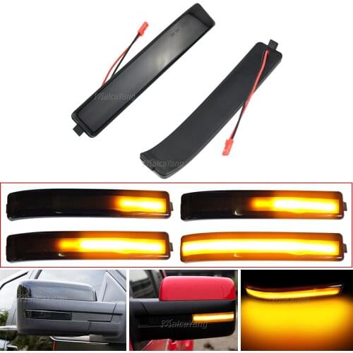LED Dynamic Side Mirror Turn Signal Lights For Ford F150 F-150 2009-2014 SVT Raptor 2010-2014 Sequential Lamp Blinker Indicator