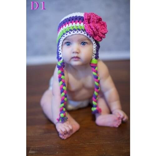 Baby Toddler Knitted Hat Autumn And Winter Infant Cap Boy Girls Crochet Beanie Knit Cap Kids Children Cute Hats D1