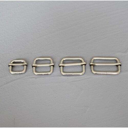 1 Pcs 15mm/20mm/25mm/30mm Slider Adjustable Buckle Handbag Strap Slider Adjuster Belt Buckles For Bag DIY Accessories