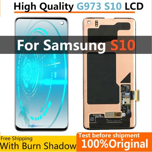 6.1"With Defect Original LCD For SAMSUNG Galaxy S10 G973 SM-G973F/DS G973U G973F Display and Touch Screen Digitizer Replacement