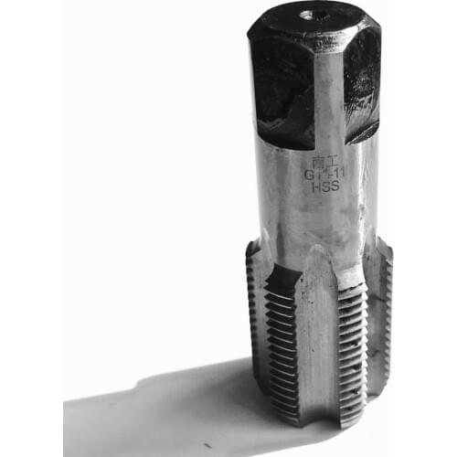 Free shippin of 1pc HSS6542 made 55 degree BSP tap left hand G1"-11 LH Parallel British Standard Pipe tap hss machine tap