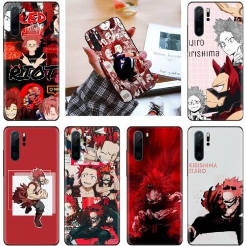 Eijiro Kirishima Boku My Hero Academia Phone Case For Huawei P9 P10 P20 P30 Pro Lite smart Mate 10 Lite 20 Y5 Y6 Y7 2018 2019