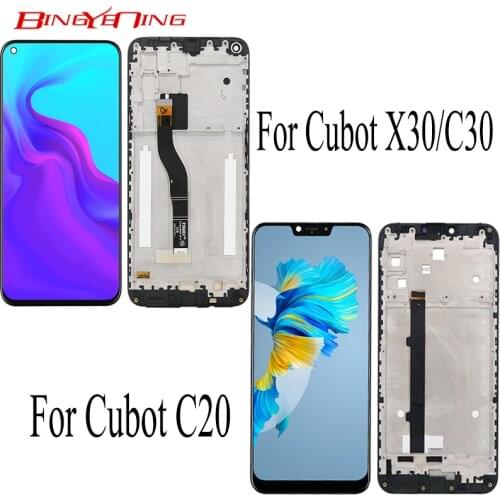 New Original For Cubot X30/C30 LCD&Touch screen Digitizer with frame display Screen module accessories Assembly Replacement