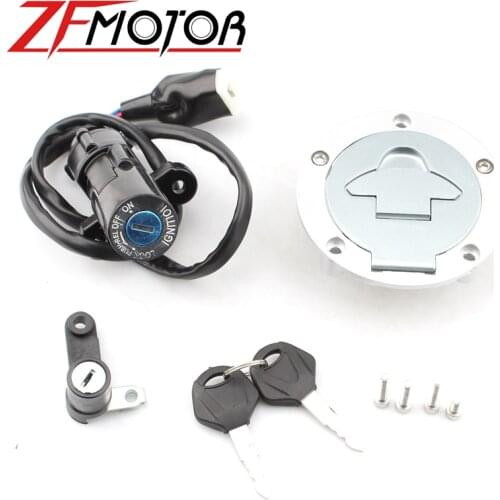For Yamaha YZF R25 R3 2015-2019 Motorcycle Ignition Key Switch Seat Lock Fuel Tank Gas Cap Cover Set For Yamaha YZF-R25R3 15-19