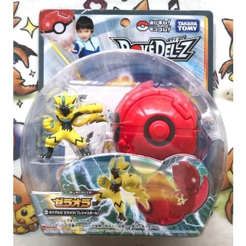 TAKARA TOMY Genuine Pokemon EMC Series Zeraora Out-of-print Limited Rare Action Figure Model Toys