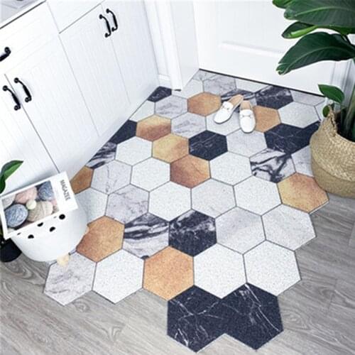 DIY Doormat Living Room Bathroom Mat Kitchen Mat Non-slip Floor Mats Carpet Home Decor Entrance Doormat Can Be Cut Mats Carpet