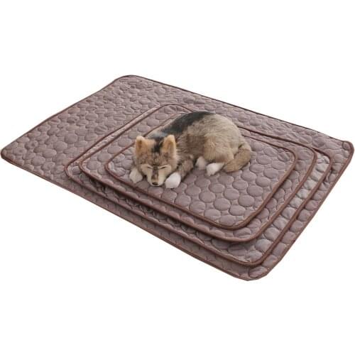Summer Cooling Mats Blanket Ice Pet Dog Bed Mats For Dogs Cats Sofa Portable Tour Camping Yoga Sleeping Pet Accessories