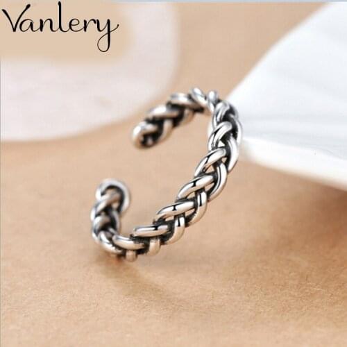 Personality Exaggerated Gothic Twist Chains Rings For Women Charm Engagement Jewelry Girls Open Finger Knuckle Rings