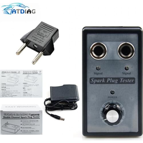 Hot sales Car Spark Plug Tester with Adjustable Double Hole Detector Ignition Plug Analyzer