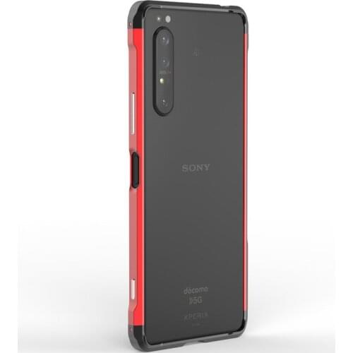 Metal Bumper Phone Case For Sony Xperia 1ii Case Armor Design Shockproof Stainless Aluminum Frame Cover For Sony Xperia 1ii Capa
