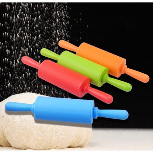1pc Mini Silicone Rolling Pin Baking Tool