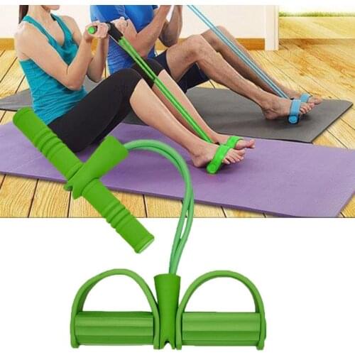 Fitness Pedal Exerciser Sit-up Exercise Band Pedal Elastic Pull Rope Equipment Tummy Multi-function Tension Rope