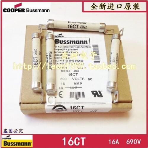 [SA]United States BUSSMANN Fuses BS88: 4 fuses 16CT 16A 10CT 10A 690V--10PCS/LOT