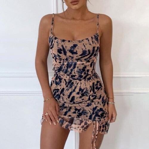 2021 summer club vacation birthday party night sling dress women sexy fashion solid color skinny mini wrap dress traf